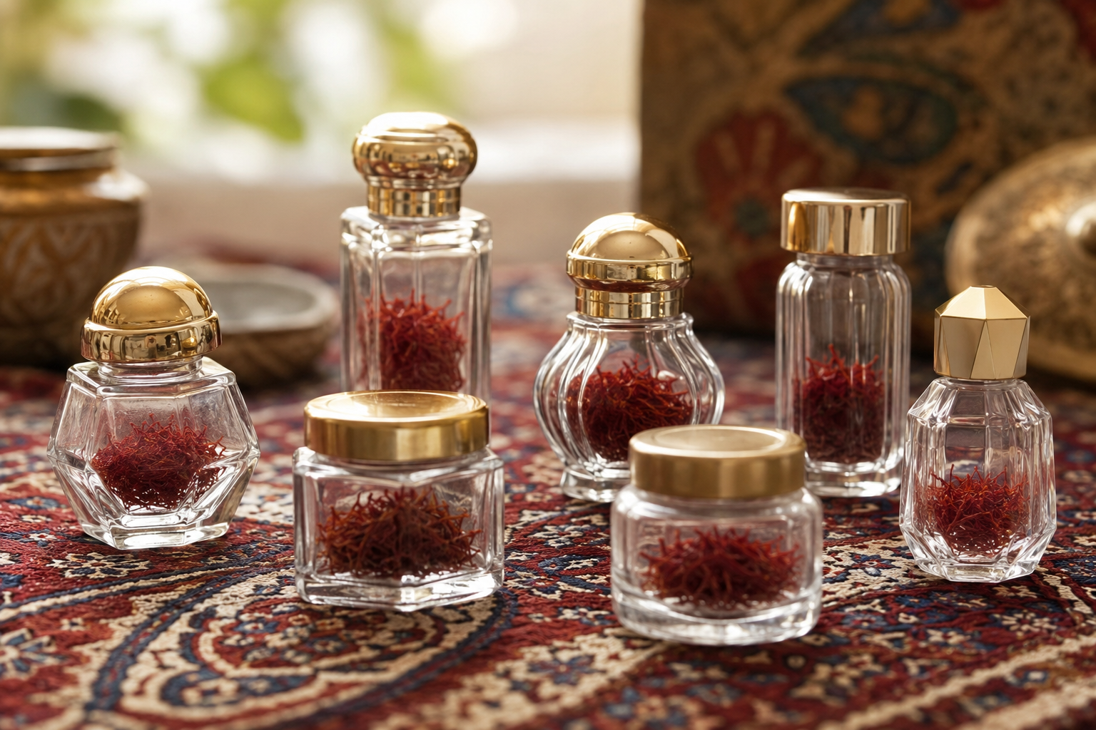 شیشه زعفران کوچک