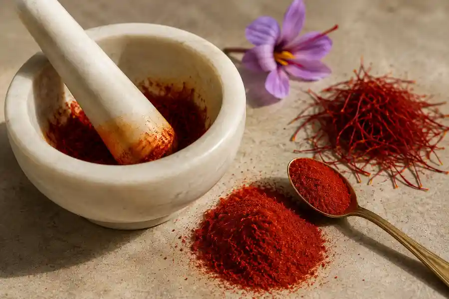 یک کیلو گل زعفران چند گرم زعفران تر میده