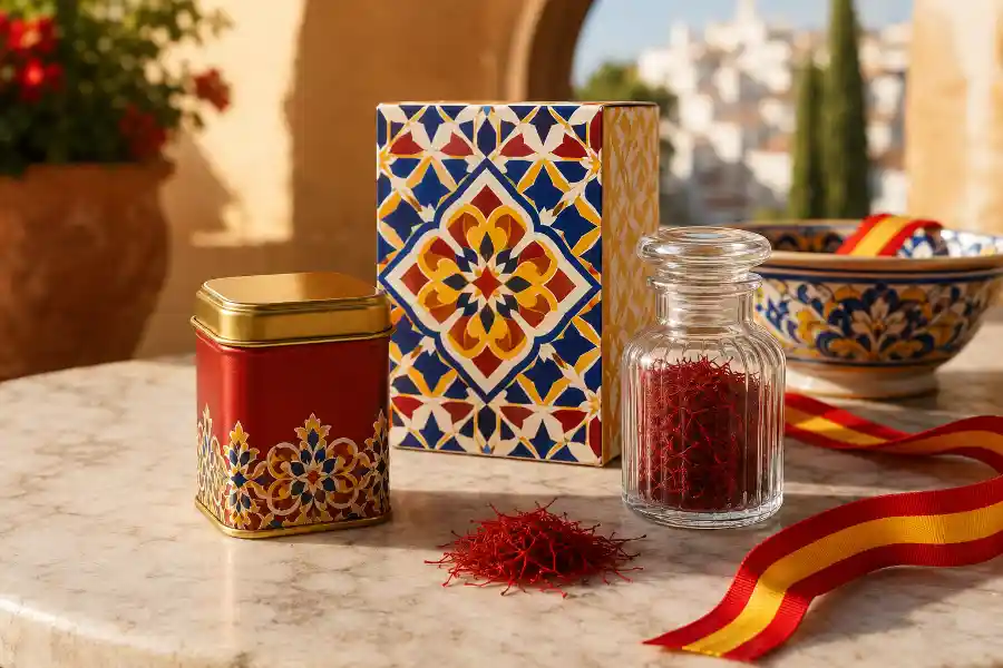 بسته بندی زعفران اسپانیا