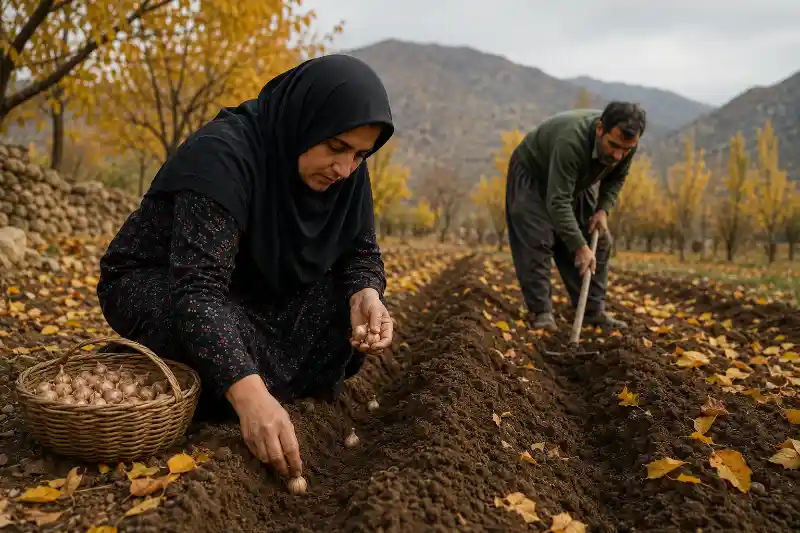 زعفران در چه فصلی کاشته می شود