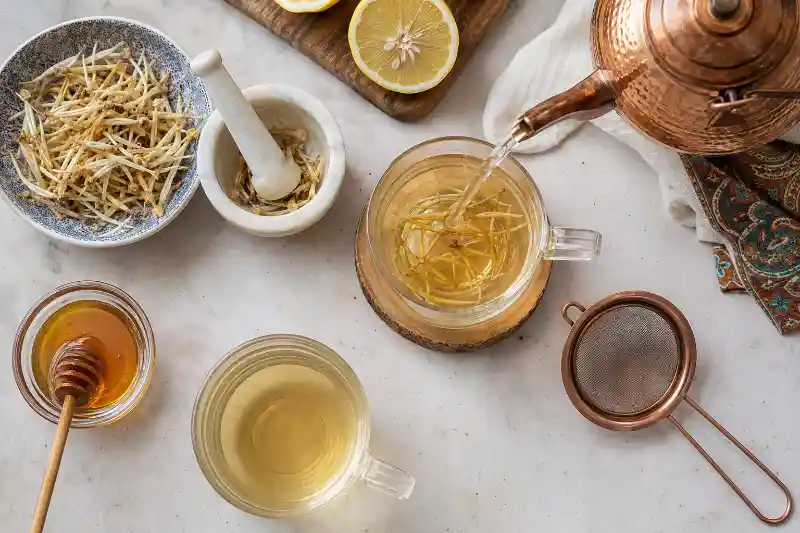 طرز تهیه دمنوش ریشه زعفران