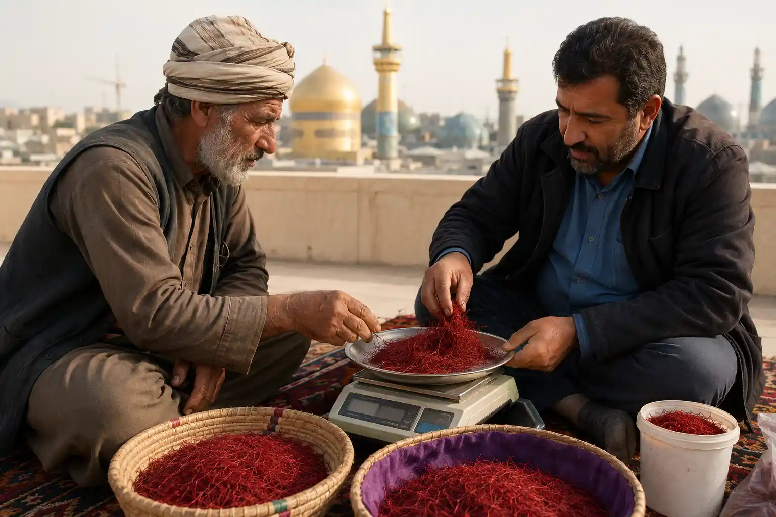 قیمت خرید زعفران از کشاورز در مشهد