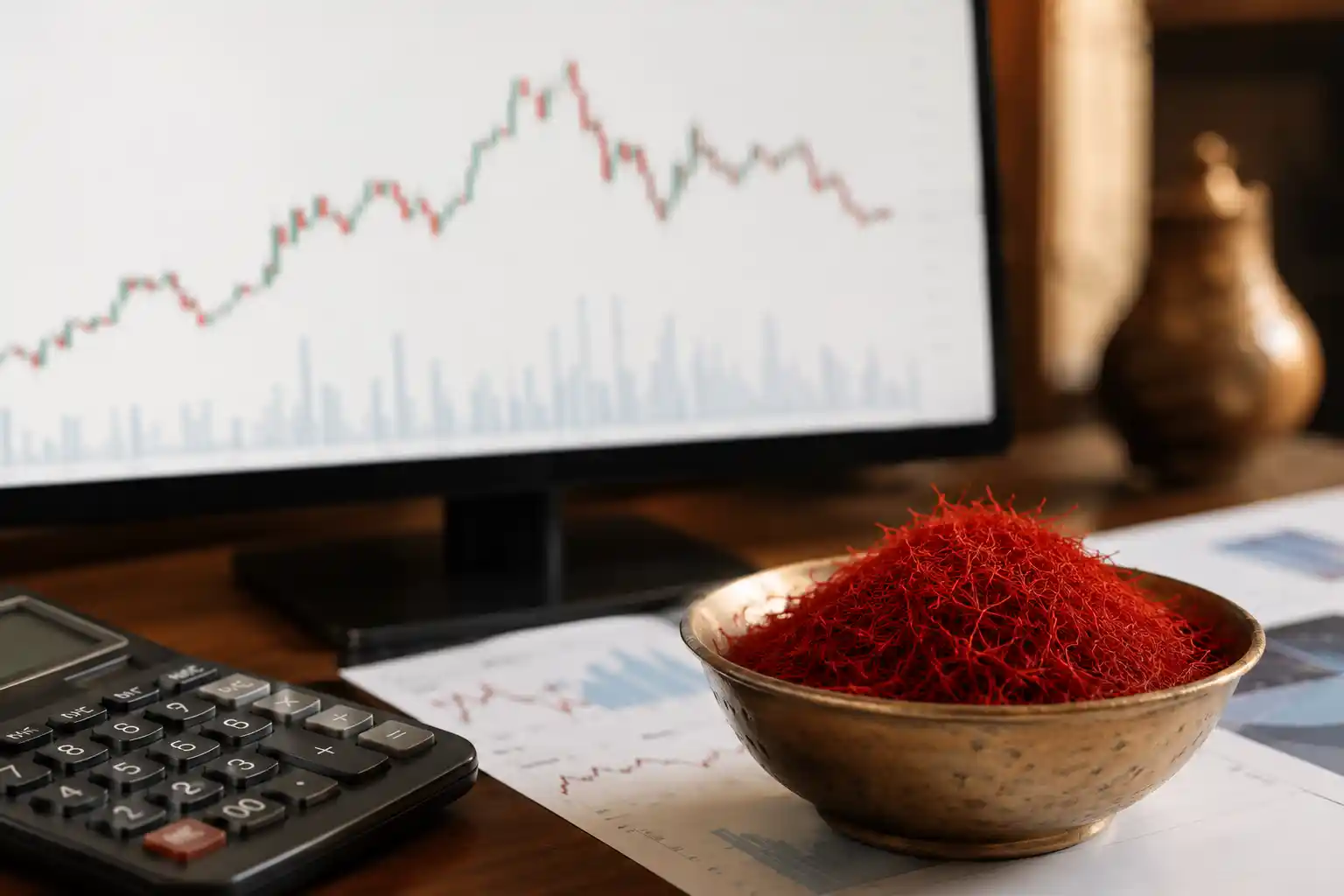 نمودار قیمت زعفران ۱۴۰۳