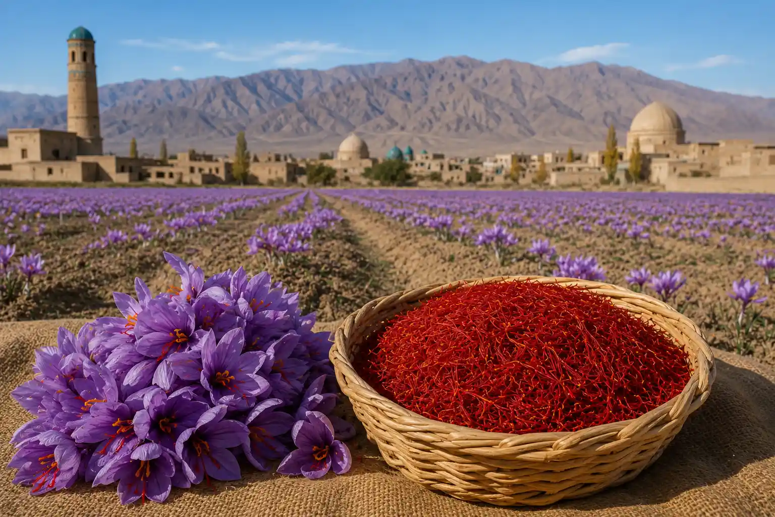 بزرگترین صادر کننده زعفران جهان