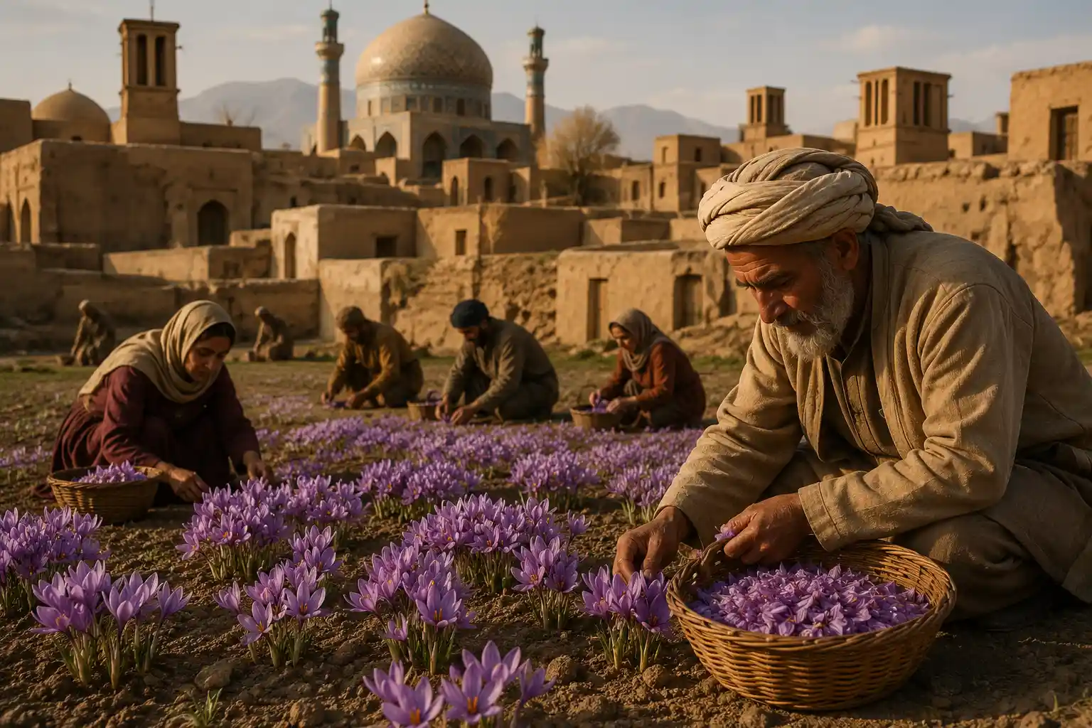 تاریخچه زعفران قائنات