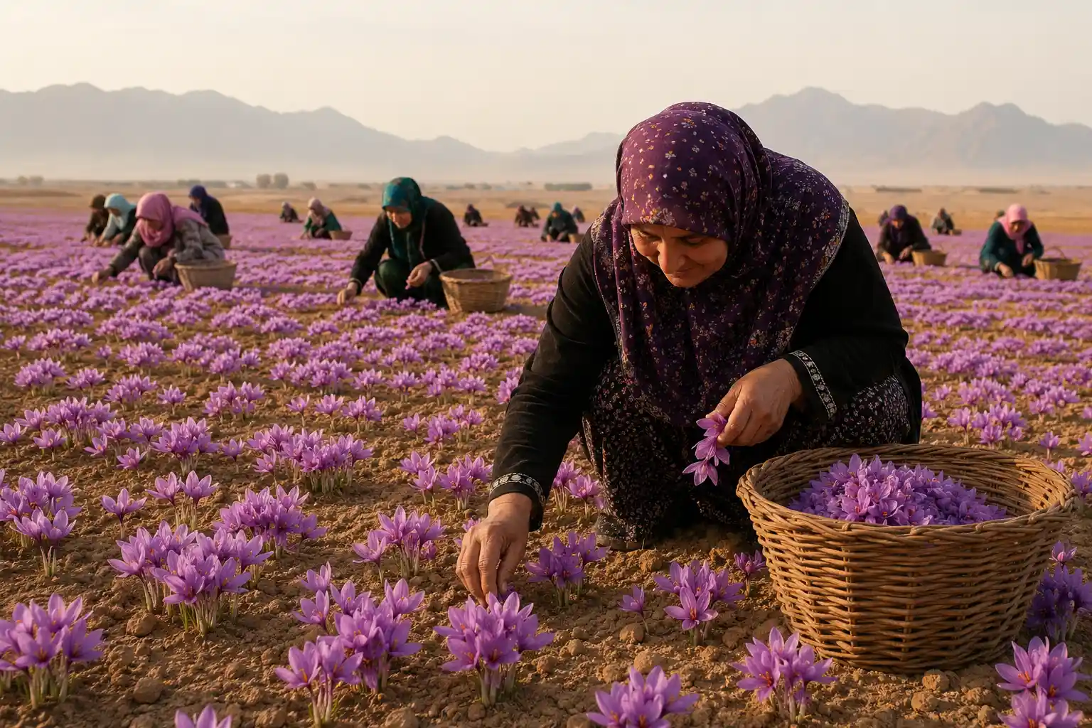 رتبه اول زعفران در جهان