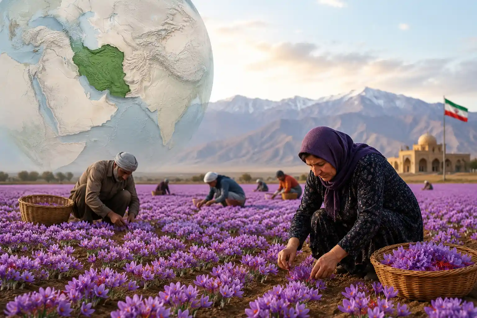 بزرگترین تولید کننده زعفران در جهان کدام کشور است
