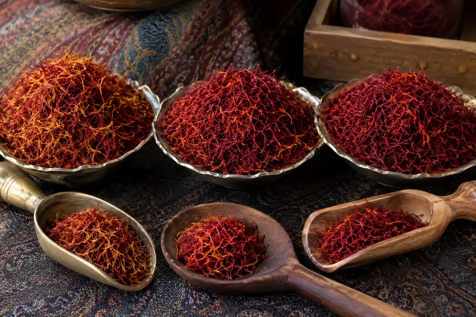 انواع زعفران پوشال