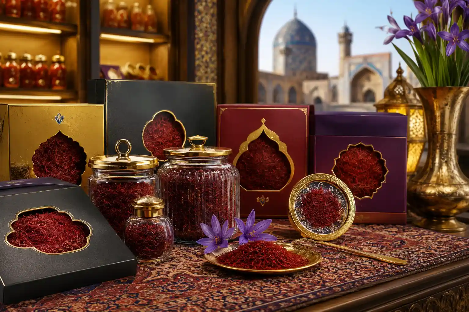 انواع زعفران صادراتی