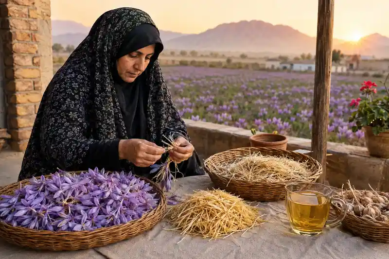 ریشه زعفران برای چی استفاده میشه