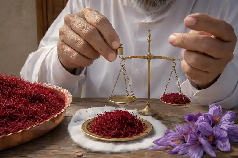 قیمت یک گرم زعفران قائنات