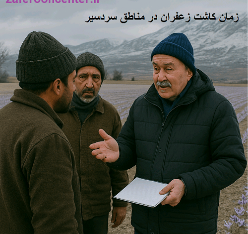 زمان کاشت زعفران در مناطق سردسیر