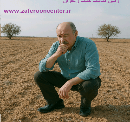 زمین مناسب کشت زعفران