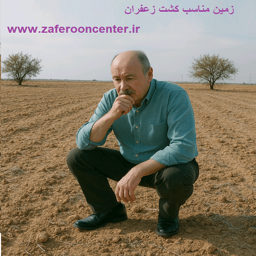 زمین مناسب کشت زعفران