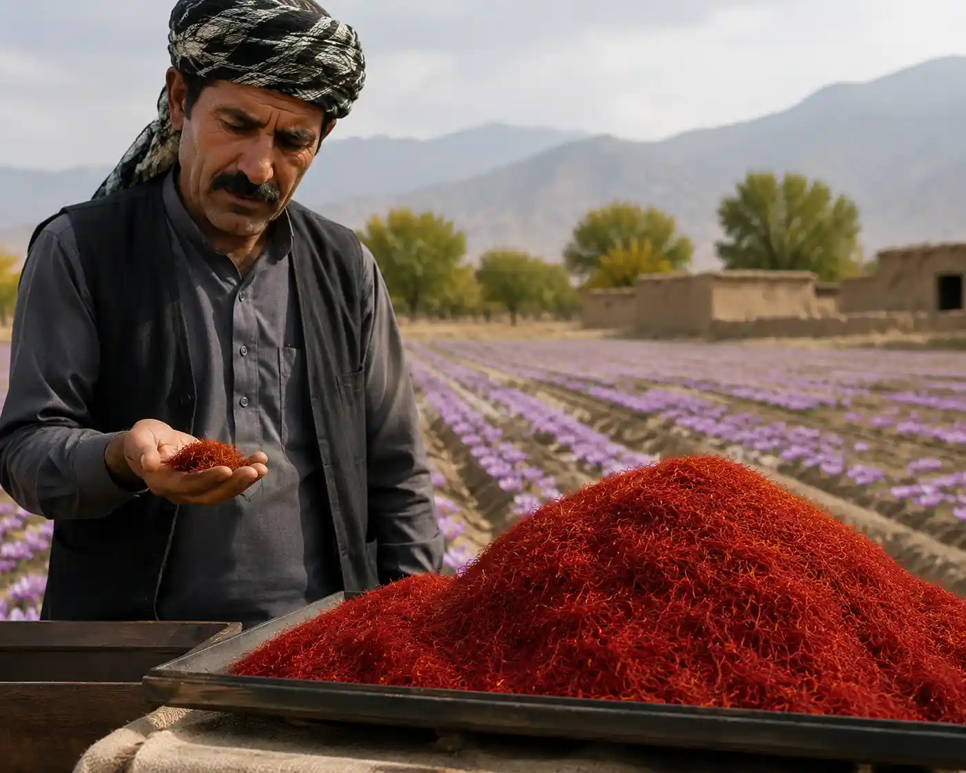 علت کاهش قیمت زعفران