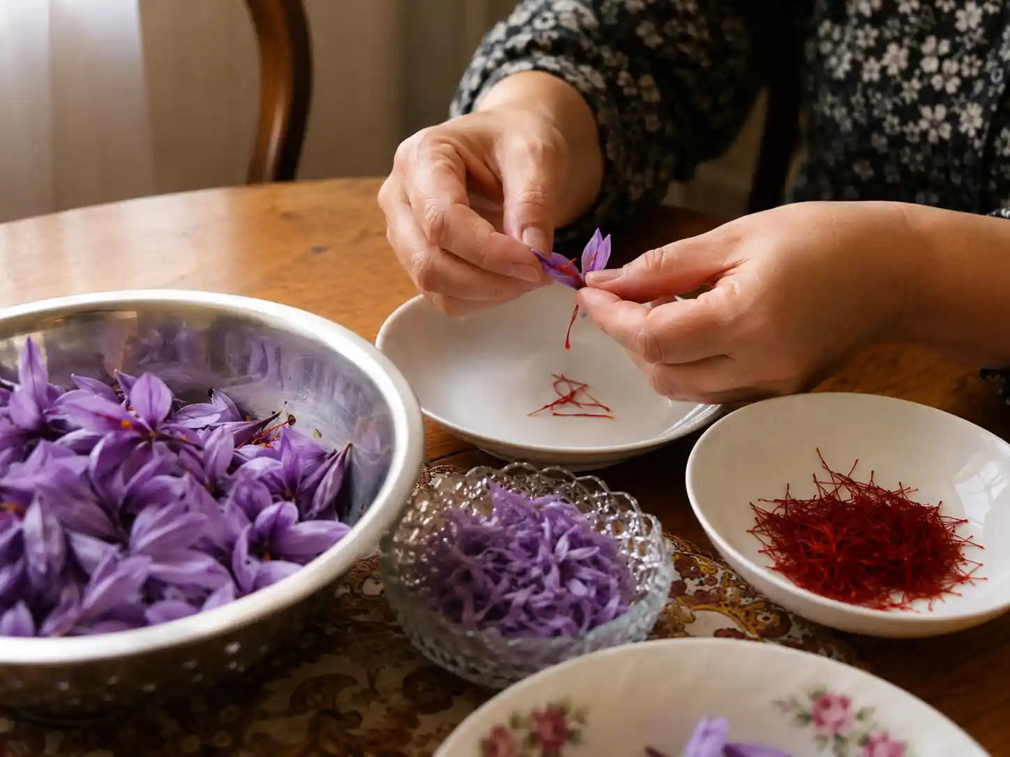 زعفران پاک کن خانگی