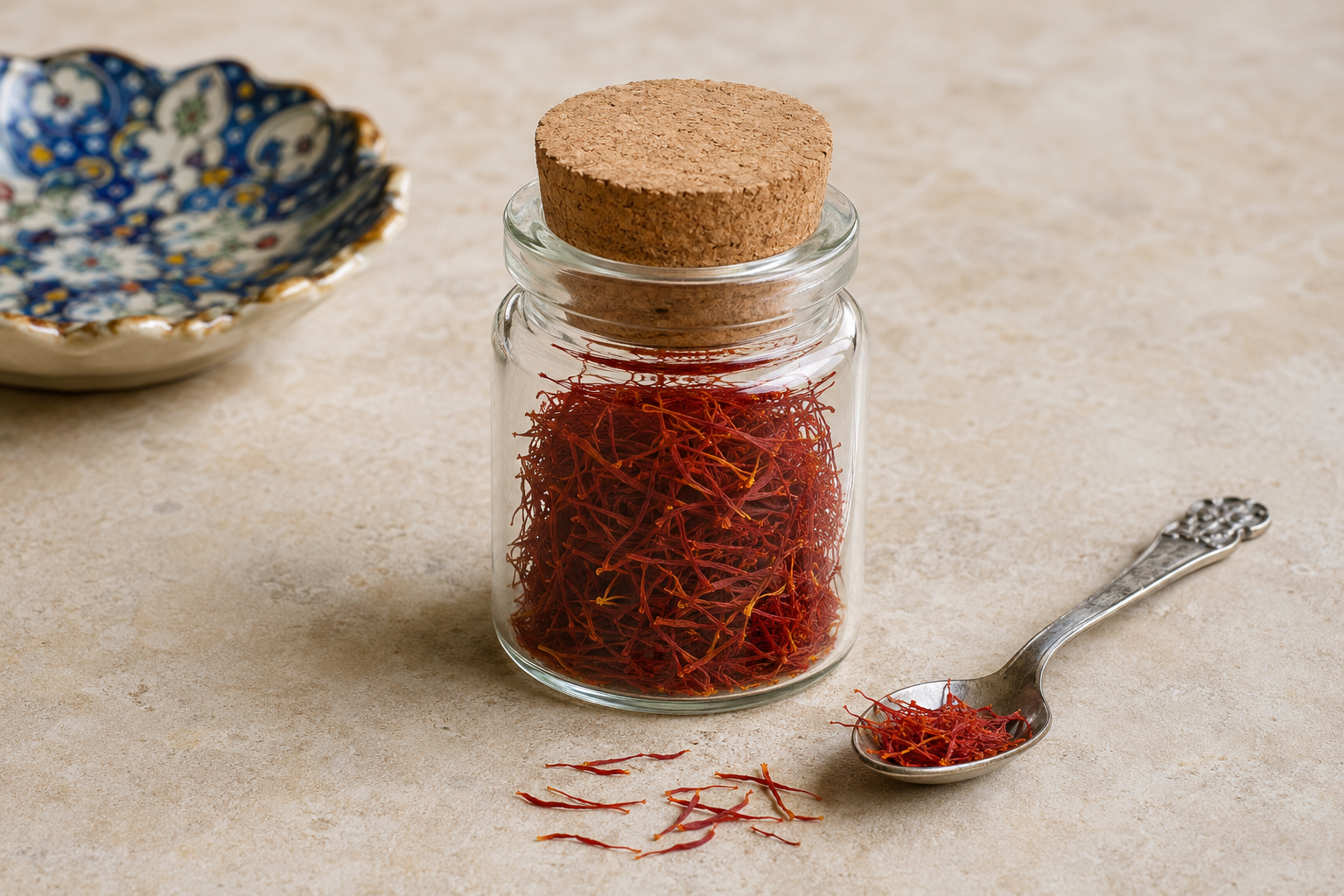شیشه زعفران کوچک