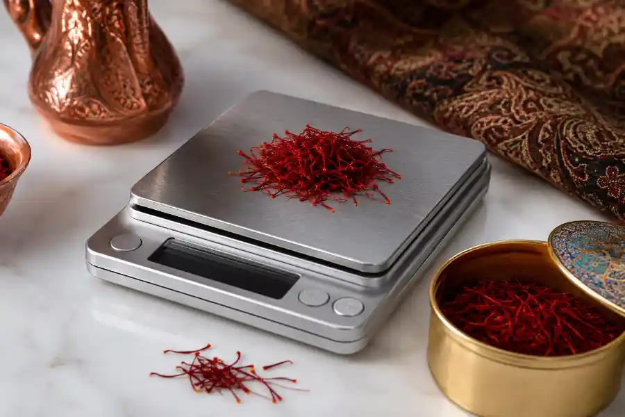 هر گرم زعفران چند است
