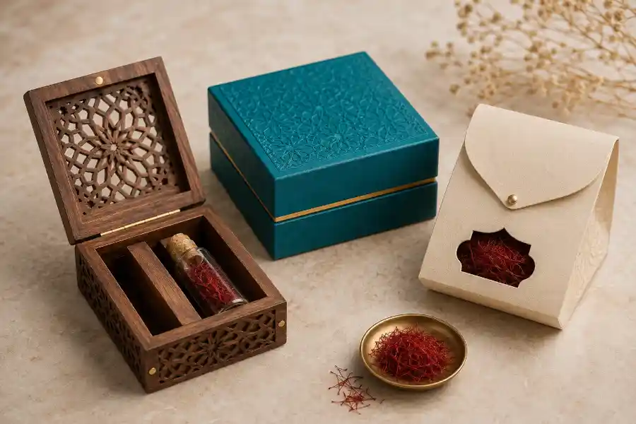 ایده بسته بندی زعفران