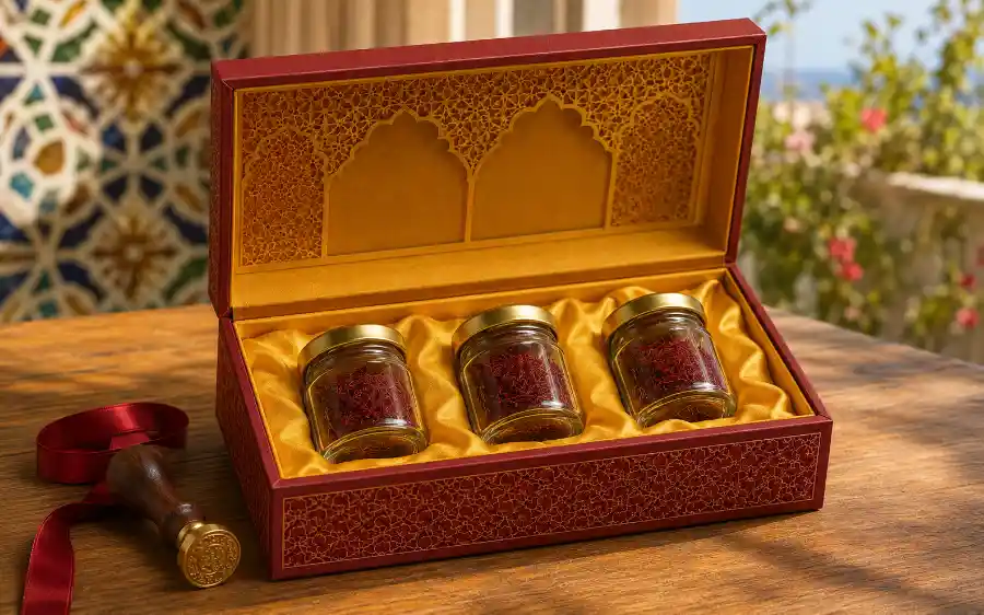 بسته بندی زعفران اسپانیا