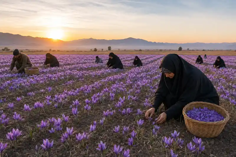 زعفران در کجا کشت می شود
