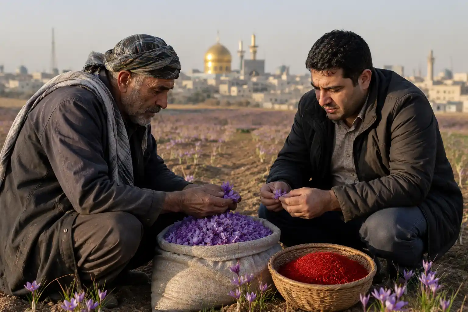 قیمت خرید زعفران از کشاورز در مشهد