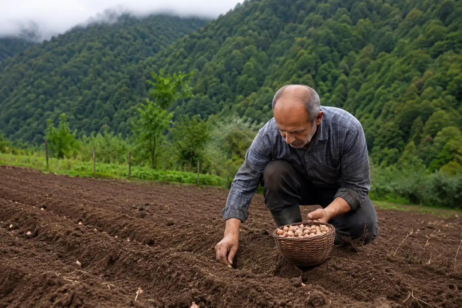 زمان کاشت زعفران در مازندران