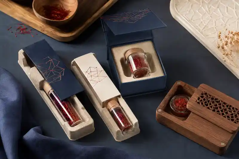 طرح بسته بندی زعفران
