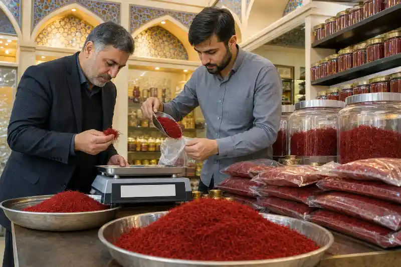 عمده فروشی زعفران در شیراز