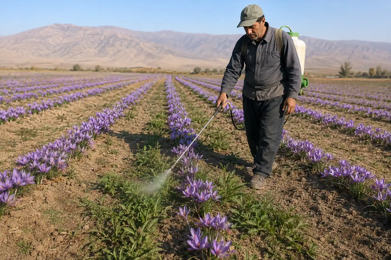 کود مرغی برای زاج اب زعفران