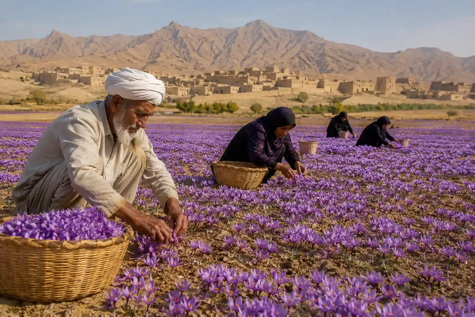 تاریخچه زعفران قائنات