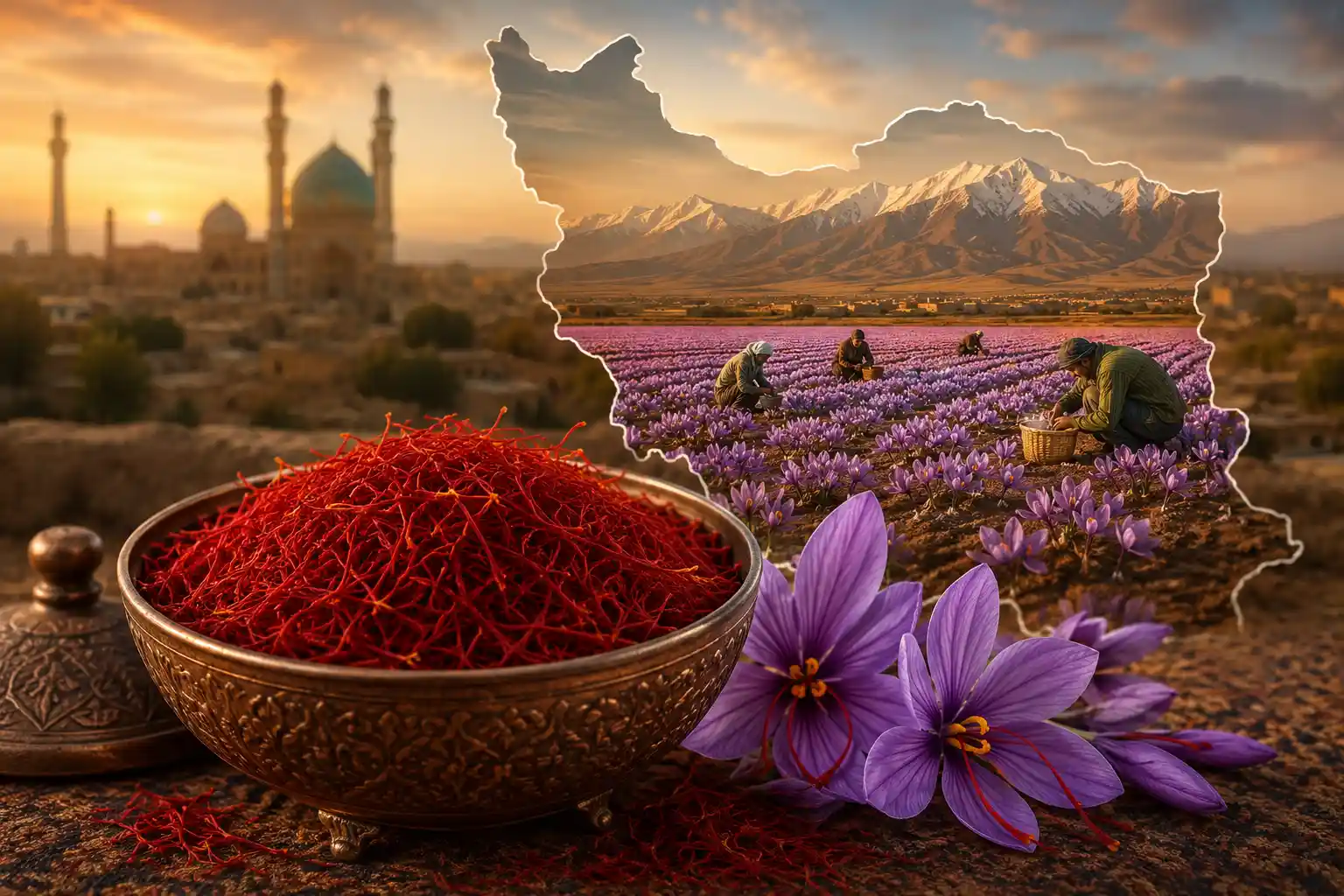 بهترین زعفران دنیا مال کدام کشور است