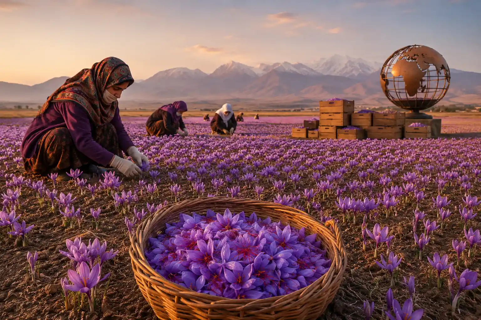 قطب زعفران جهان کجاست