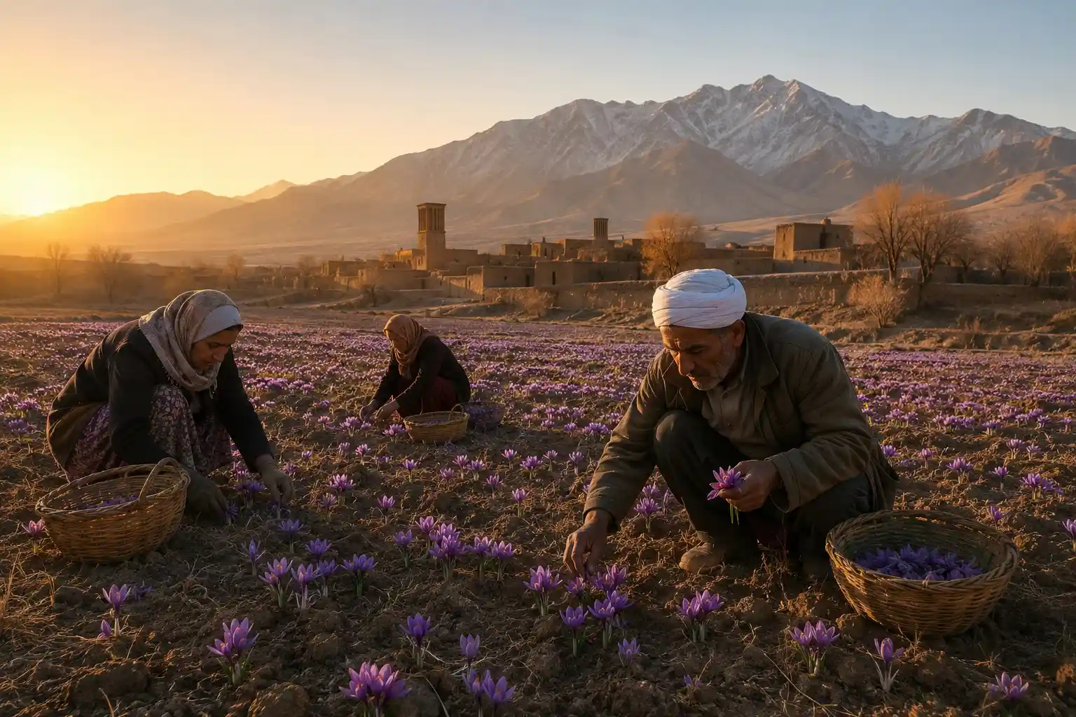 خاستگاه زعفران در ایران
