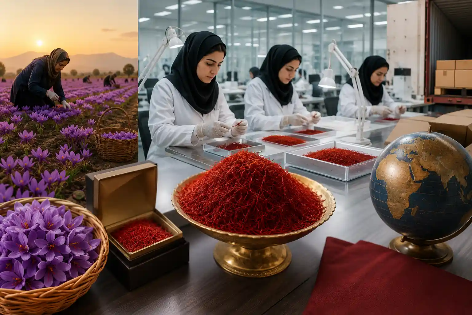 رتبه اول زعفران در جهان 2025