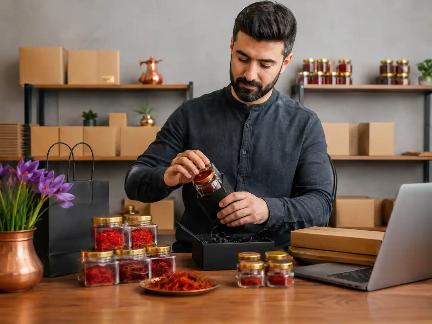 کسب و کار فروش زعفران