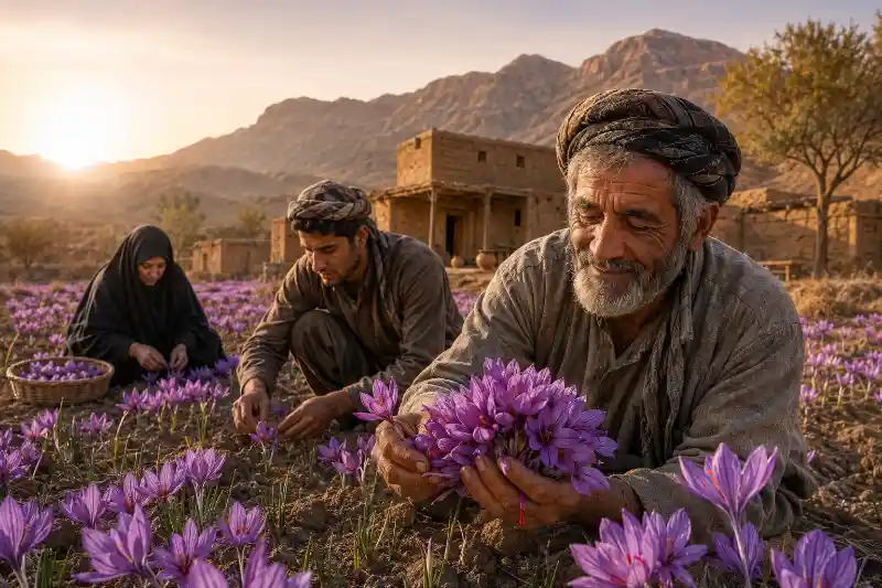 خاستگاه زعفران در ایران