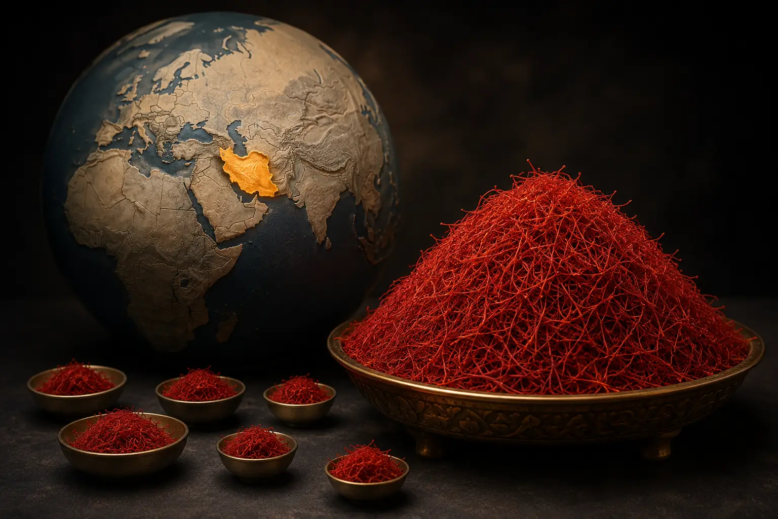 چند درصد زعفران جهان تولید ایران است