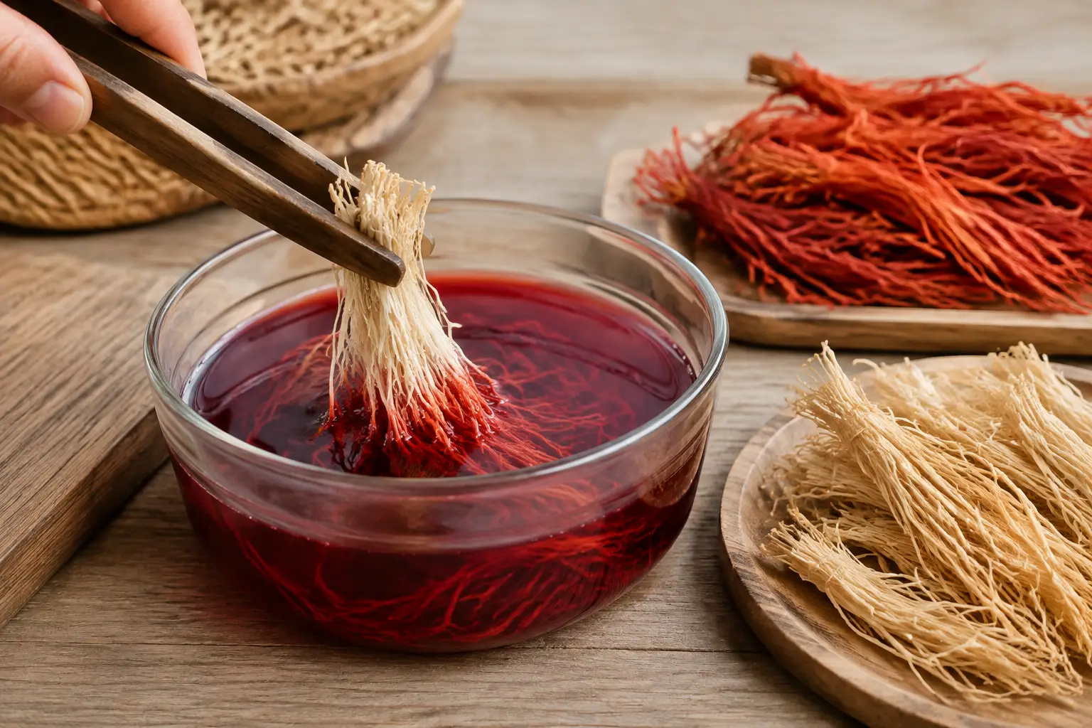 چگونه ریشه زعفران را رنگ کنیم