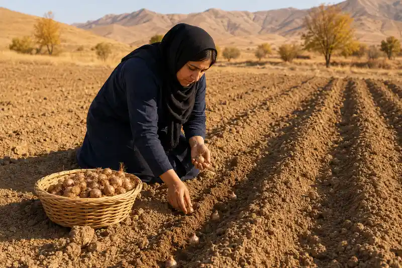 کاشت زعفران چه موقع است