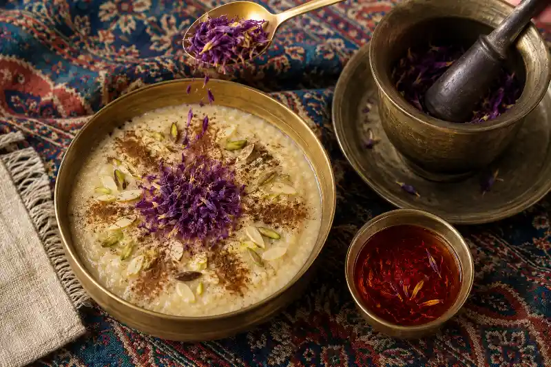 طرز استفاده از گلبرگ زعفران